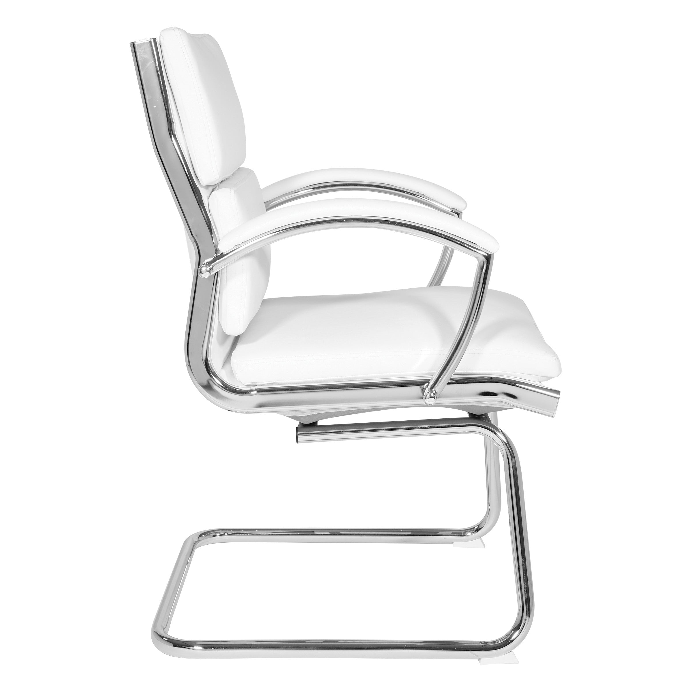 Mid-Back Faux Lthr Visitor's Chair